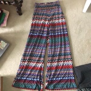 Love, fire flare pants